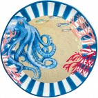 Rose Tulipani Litoral Plato Bandeja Redondo 42cm