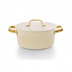 CACEROLA CERÁMICO SAMOA BEIGE 24 CM