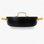 CACEROLA ANTIADHERENTE ICONIC NEGRO 28 CM