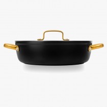 CACEROLA ANTIADHERENTE ICONIC NEGRO 28 CM
