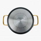 CACEROLA ANTIADHERENTE ICONIC NEGRO 24 CM