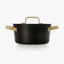 CACEROLA ANTIADHERENTE ICONIC NEGRO 20 CM
