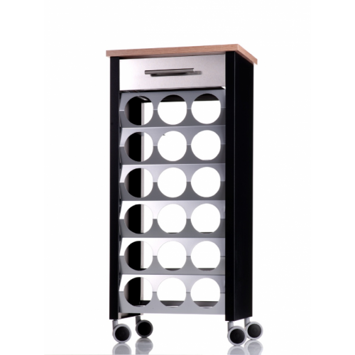 BOTELLERO BACUS 18 BOTELLAS NEGRO BOTELLERO BACUS 18 BOTELLAS NEGRO