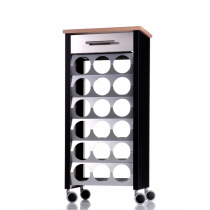 BOTELLERO BACUS 18 BOTELLAS NEGRO